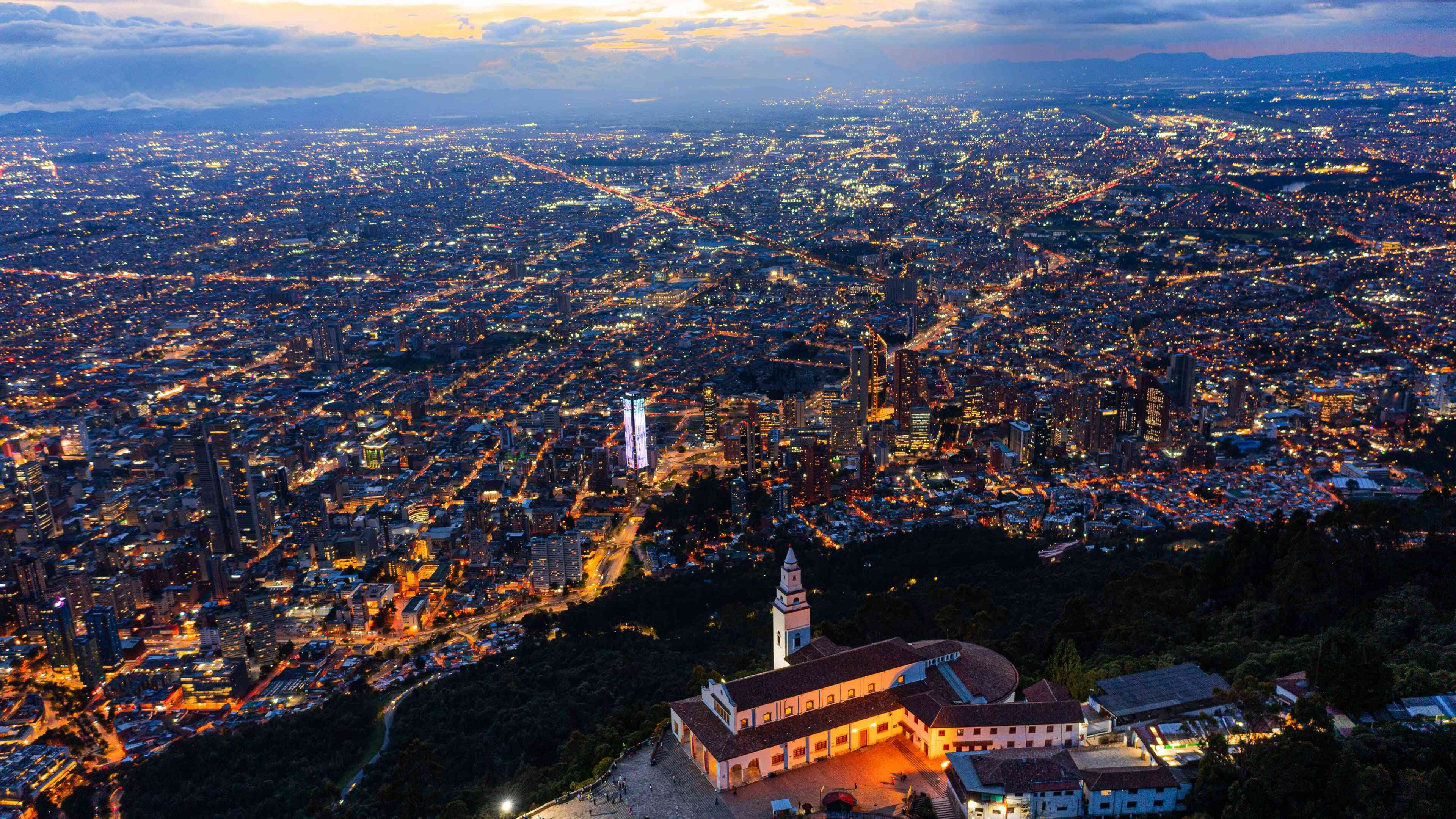 Monserrate - Vista panorámica de Bogotá